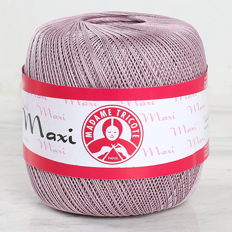Madame Tricote Paris Maxi 10/3 Lace Thread, Dusty Pink – 4931 – 328