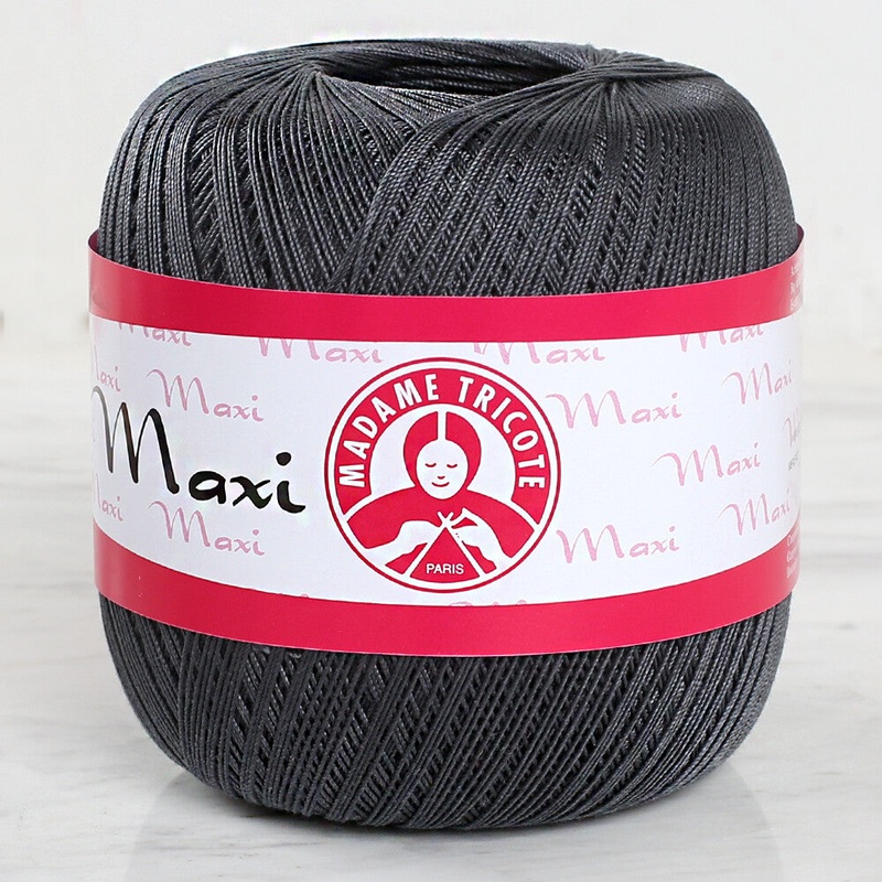 Madame Tricote Paris Maxi 10/3 Lace Thread, Fume – 4933- 328