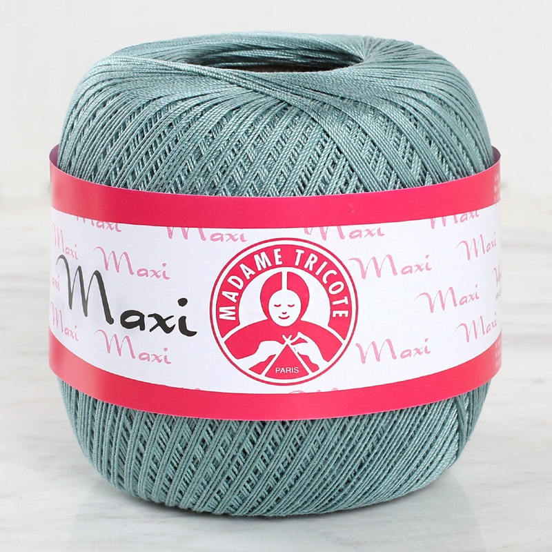 Madame Tricote Paris Maxi 10/3 Lace Thread, Green – 4942- 328