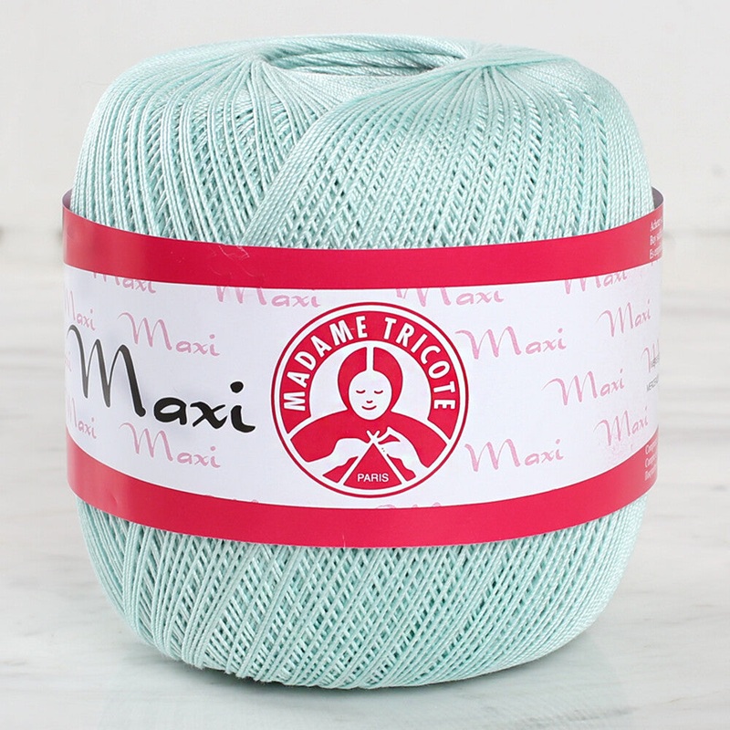 Madame Tricote Paris Maxi 10/3 Lace Thread, Light Green – 4939 – 328