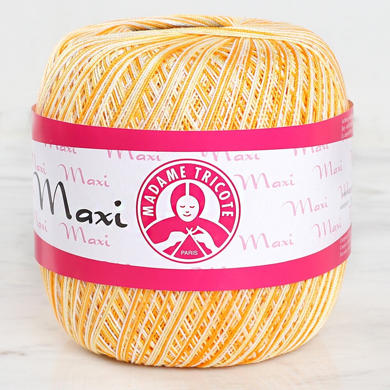 Madame Tricote Paris Maxi 10/3 Lace Thread, Variegated – 6217 – 328