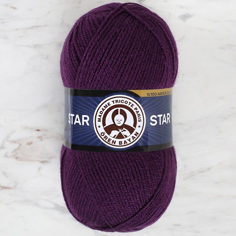 Madame Tricote Paris Star Yarn, Aubergine – 060