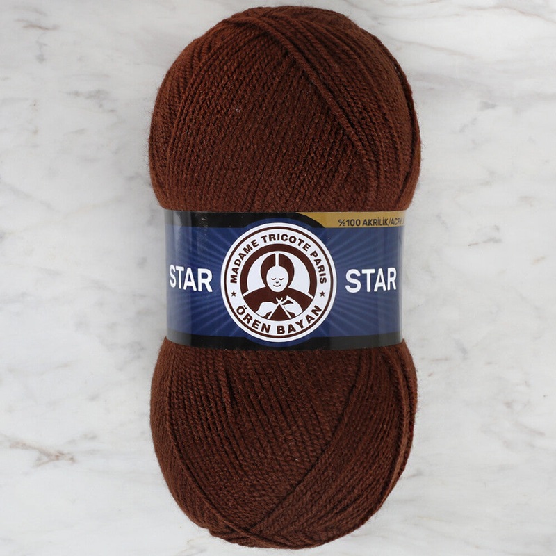 Madame Tricote Paris Star Yarn, Dark Brown – 083