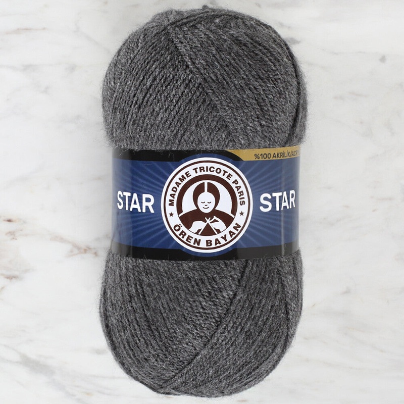 Madame Tricote Paris Star Yarn, Dark Grey – 009