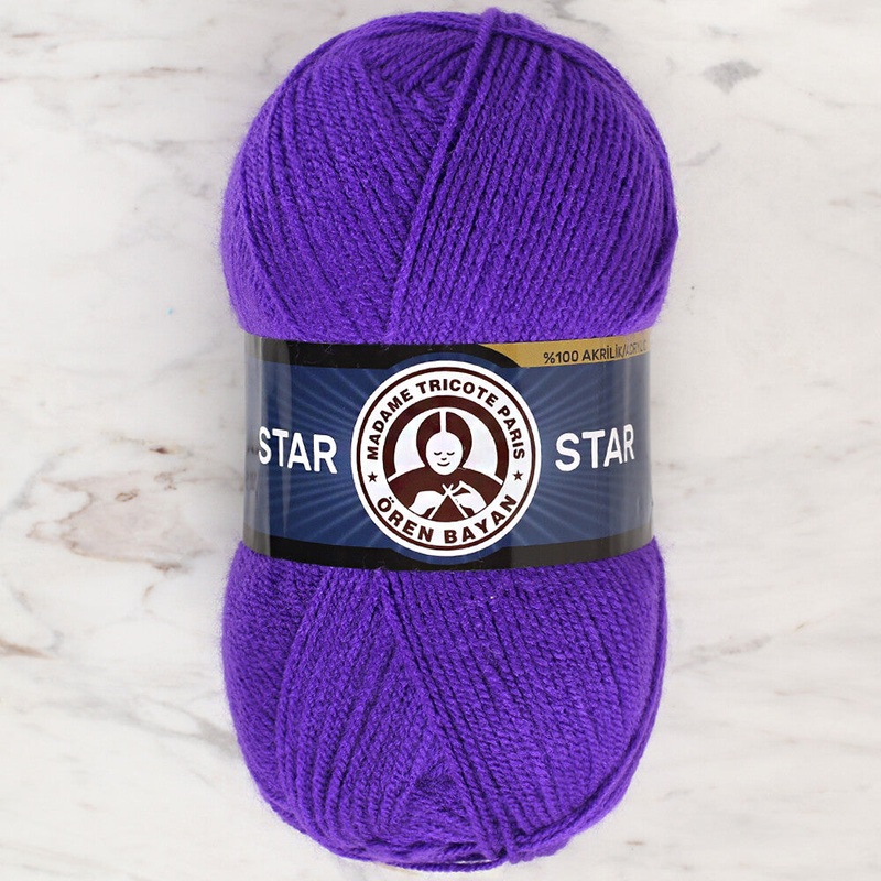 Madame Tricote Paris Star Yarn, Dark Purple – 220