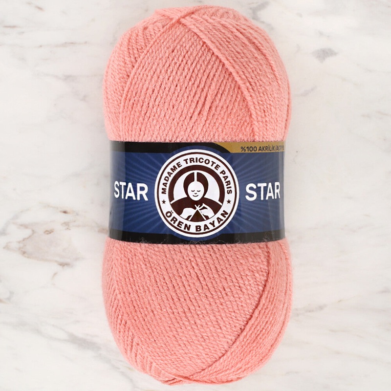 Madame Tricote Paris Star Yarn, Dusty Pink – 121