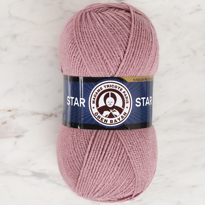 Madame Tricote Paris Star Yarn, Dusty Pink – 127