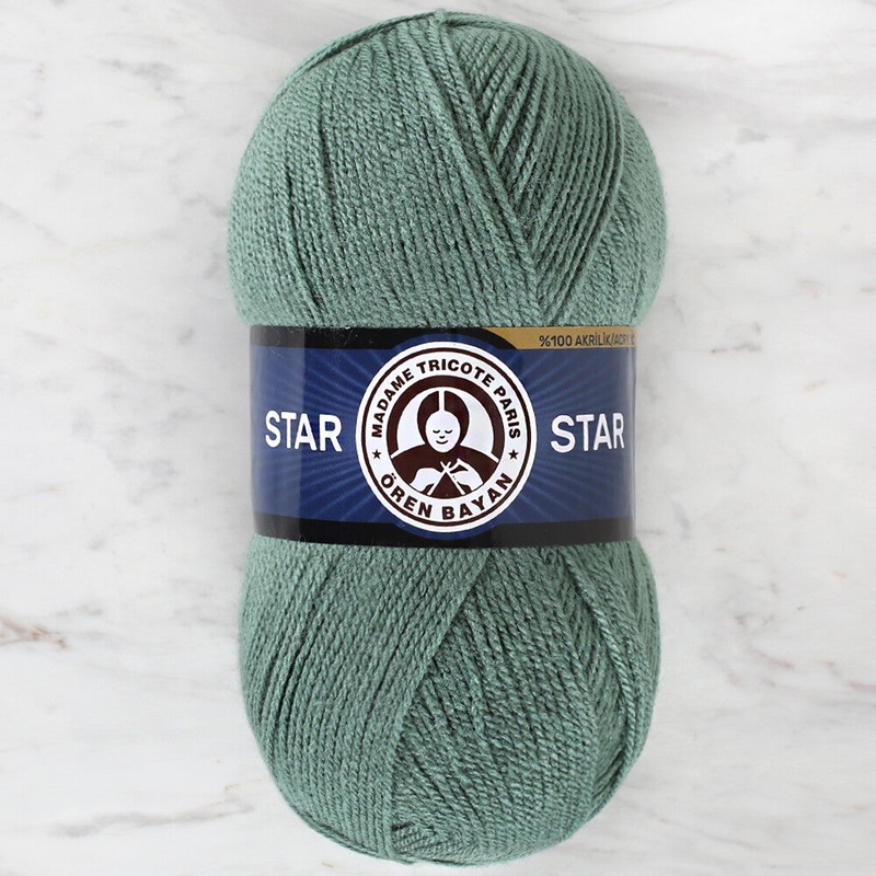 Madame Tricote Paris Star Yarn, Green – 132