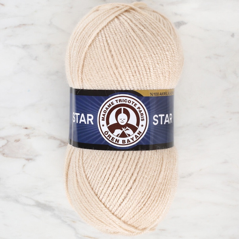 Madame Tricote Paris Star Yarn, Light Beige – 145