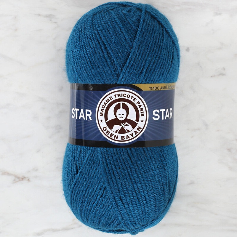 Madame Tricote Paris Star Yarn, Petrol Blue – 101