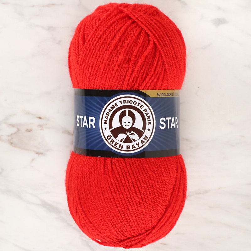 Madame Tricote Paris Star Yarn, Red – 144