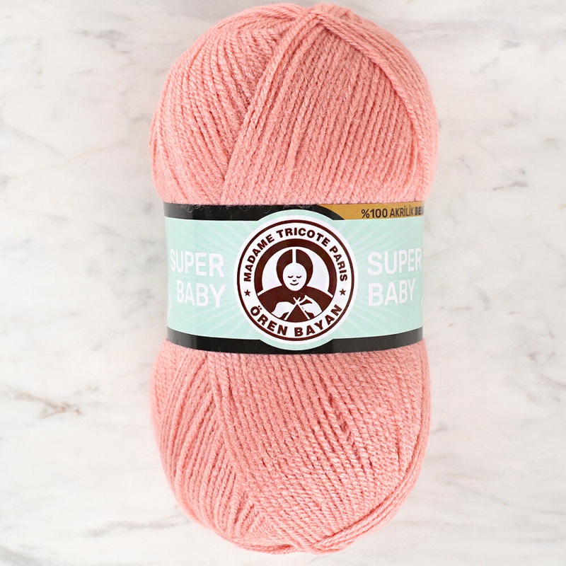 Madame Tricote Paris Super Baby Yarn, Dusty Pink – 121