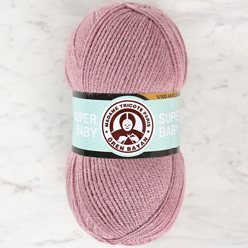 Madame Tricote Paris Super Baby Yarn, Dusty Pink – 127