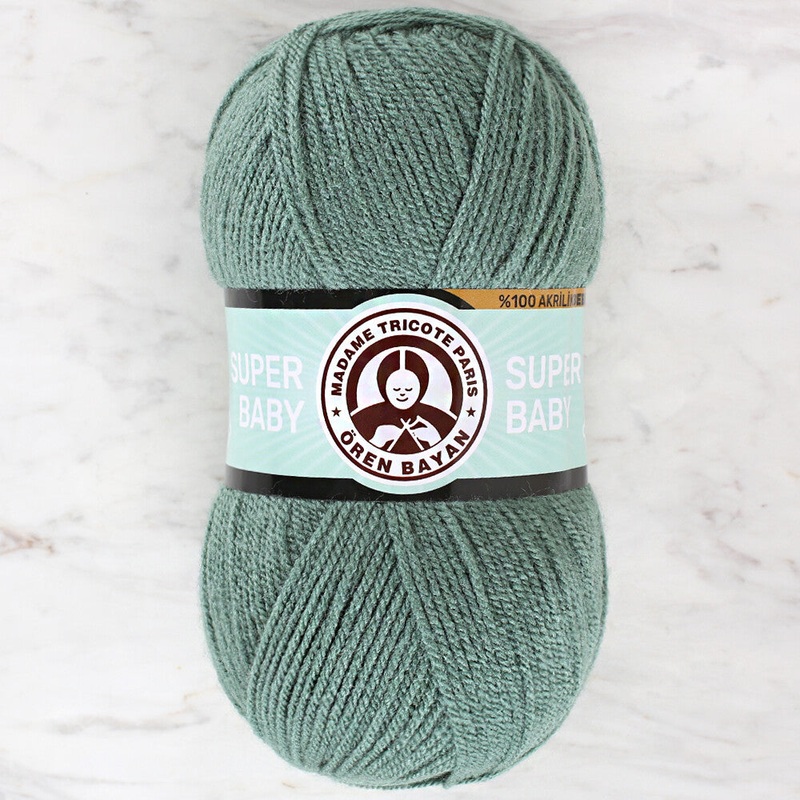 Madame Tricote Paris Super Baby Yarn, Green – 132