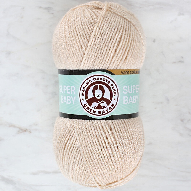 Madame Tricote Paris Super Baby Yarn, Light Beige – 145