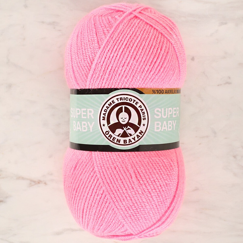 Madame Tricote Paris Super Baby Yarn, Pink – 040
