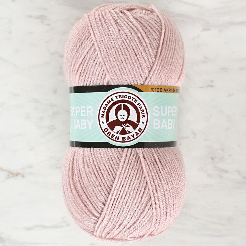 Madame Tricote Paris Super Baby Yarn, Powder Pink – 124
