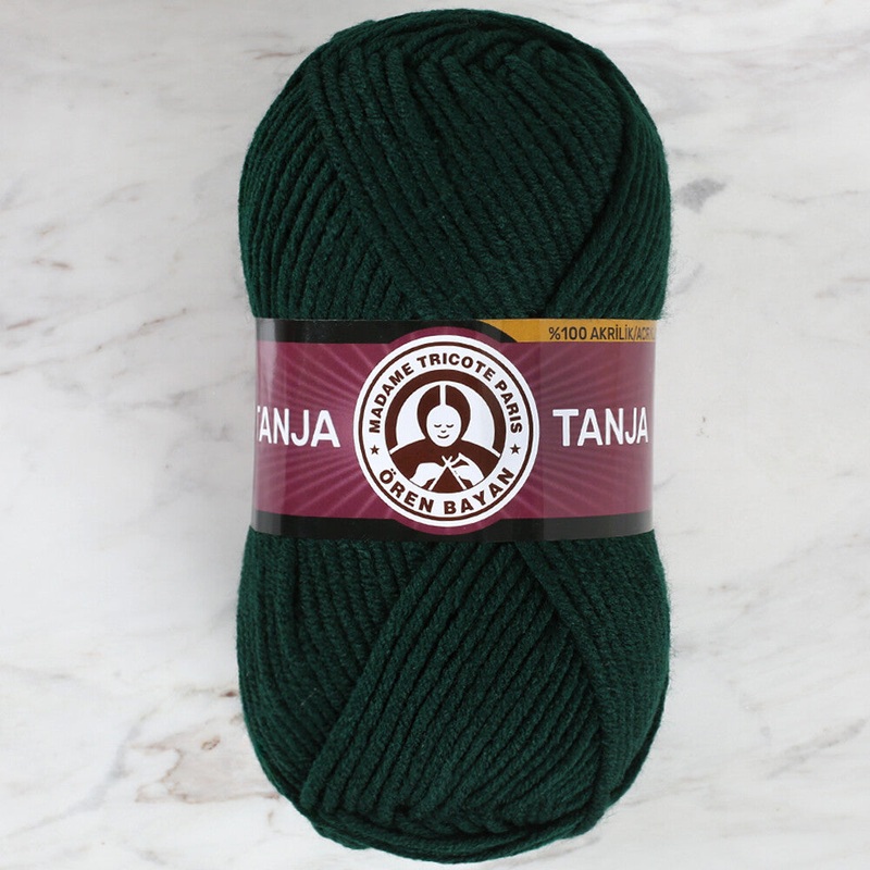 Madame Tricote Paris Tango/Tanja Yarn, Dark Green – 088