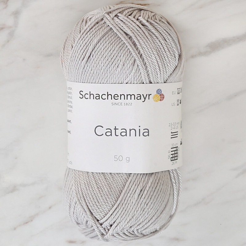Schachenmayr Catania 50gr Yarn, Light Grey – 00434