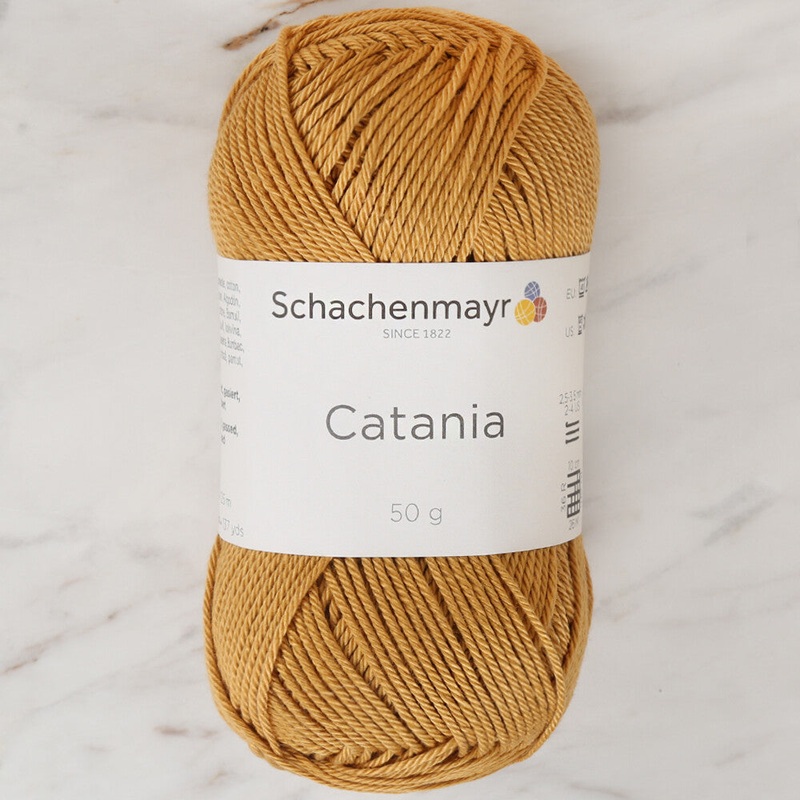 Schachenmayr Catania 50gr Yarn, Mustard – 00431