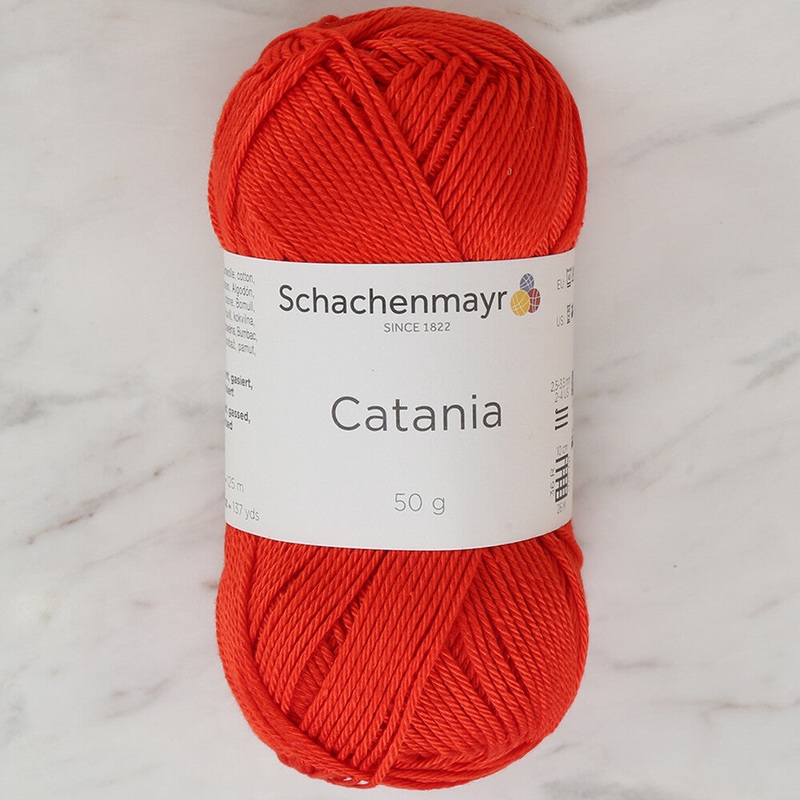 Schachenmayr Catania 50gr Yarn, Orange – 00390