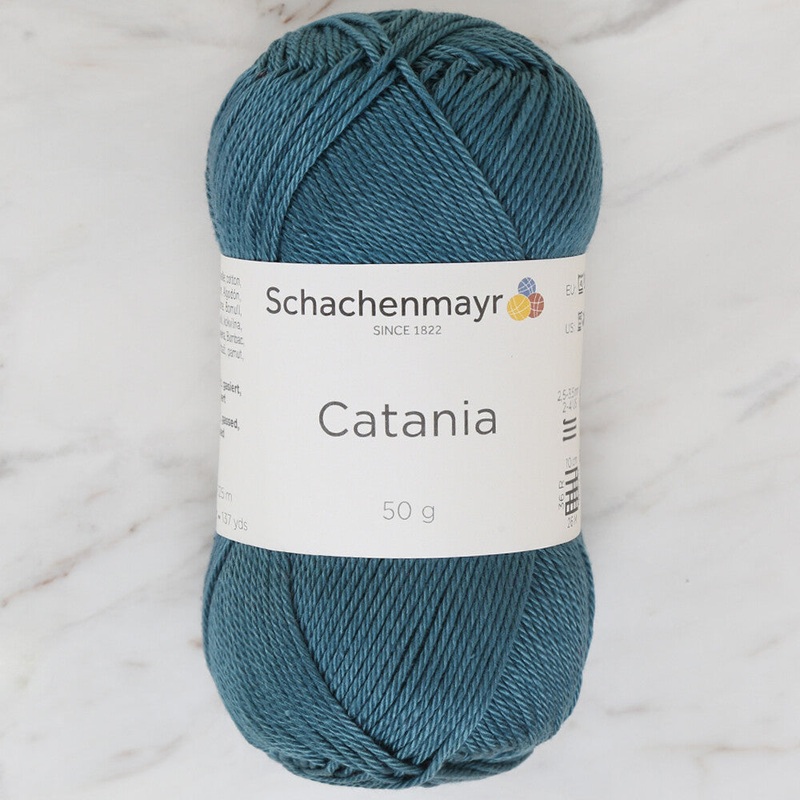Schachenmayr Catania 50gr Yarn, Petrol Blue – 00391