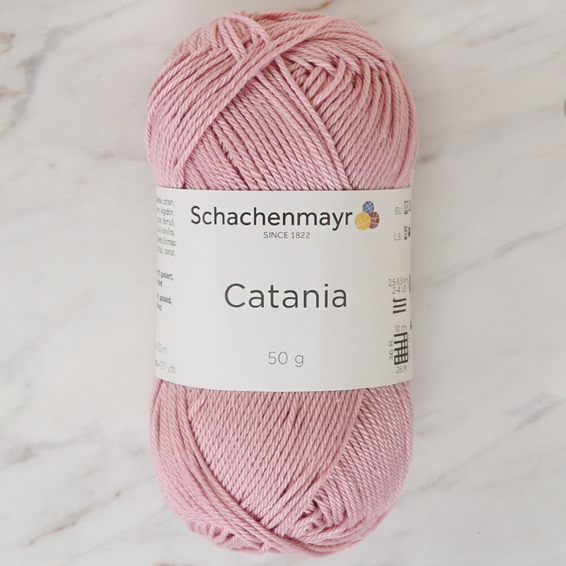Schachenmayr Catania 50gr Yarn, Powder Pink – 00423