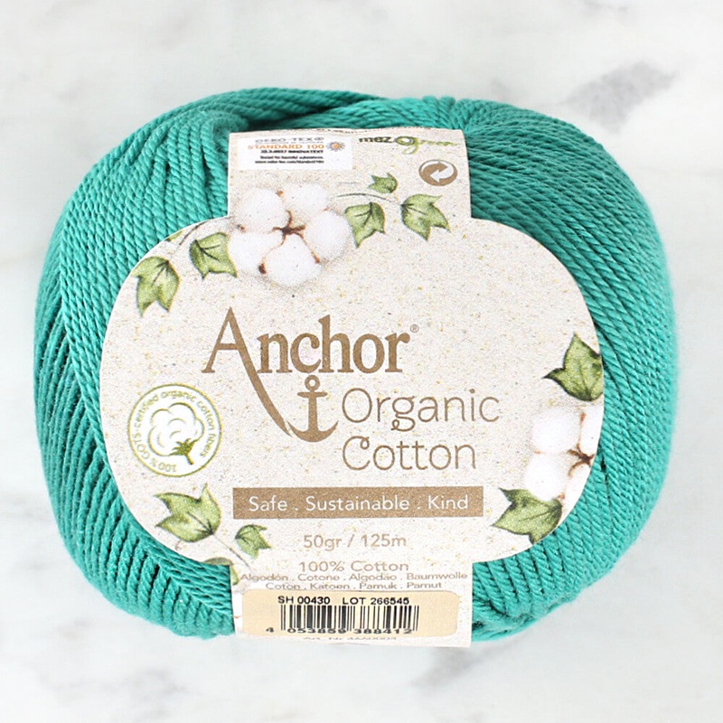 Anchor Organic Cotton Yarn, Green – SH 00430