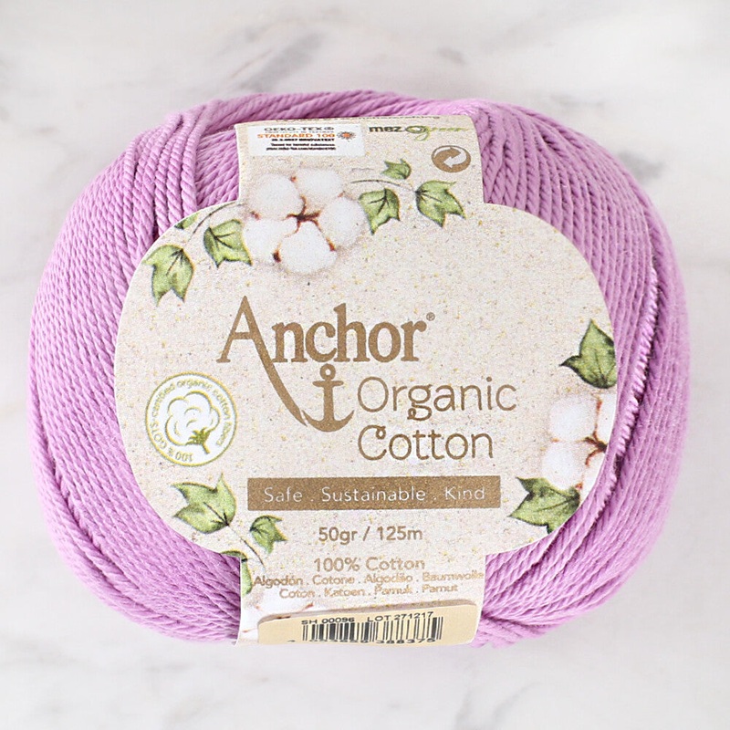 Anchor Organic Cotton Yarn, Lilac – SH 00096