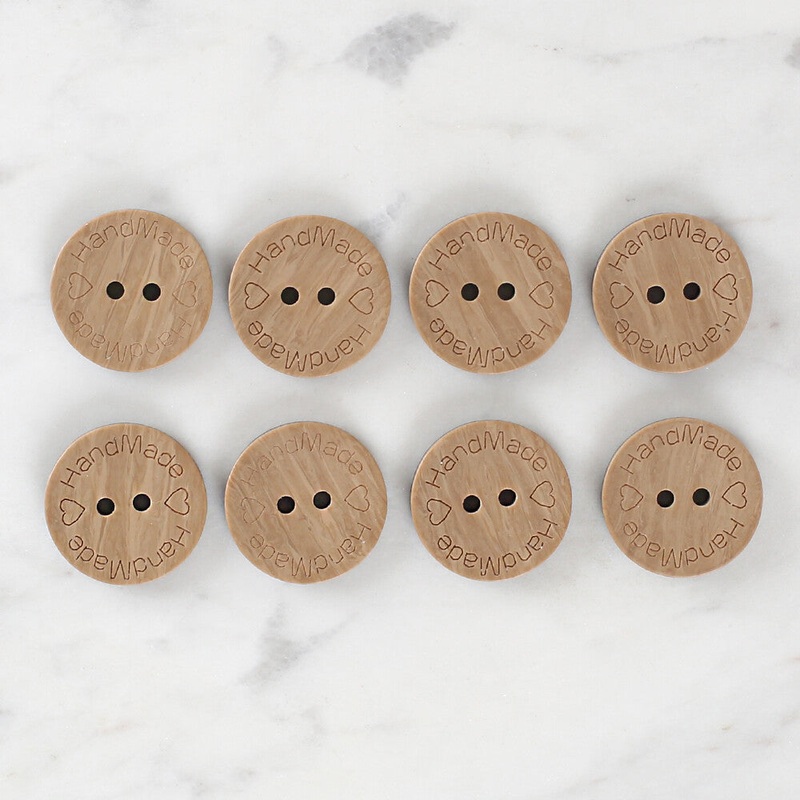 Loren Crafts 8 Pcs Handmade Button – 1603