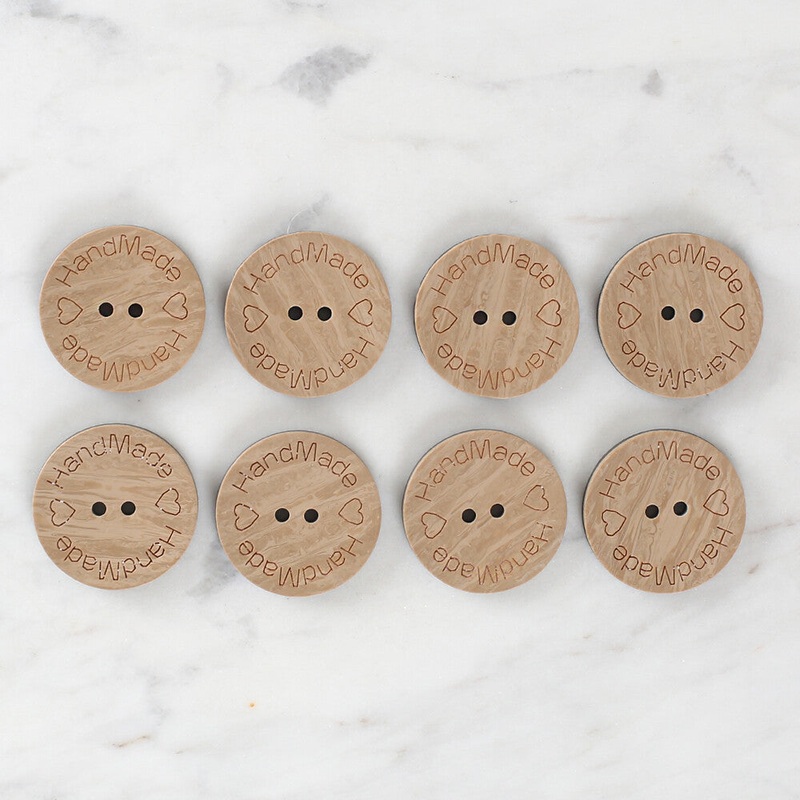 Loren Crafts 8 Pcs Handmade Button – 1608