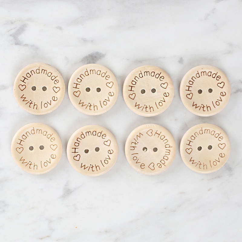 Loren Crafts 8 Pcs Handmade Button – 1613