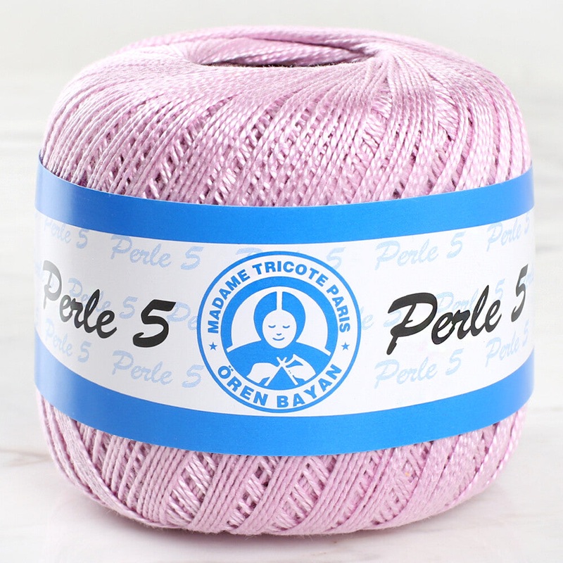Madame Tricote Paris 5/2 Perle No:5 Lace Thread, Lilac – 6308