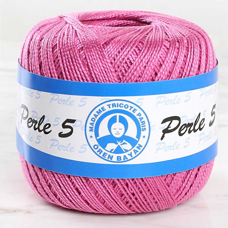 Madame Tricote Paris 5/2 Perle No:5 Lace Thread, Purple – 53607