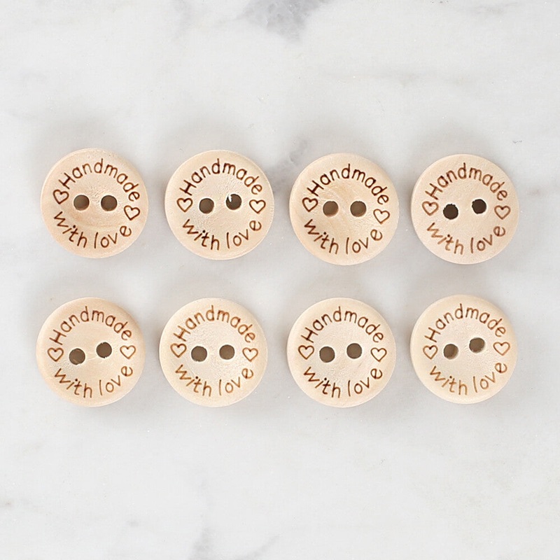 Loren Crafts 8 Pcs Handmade Button – 1614