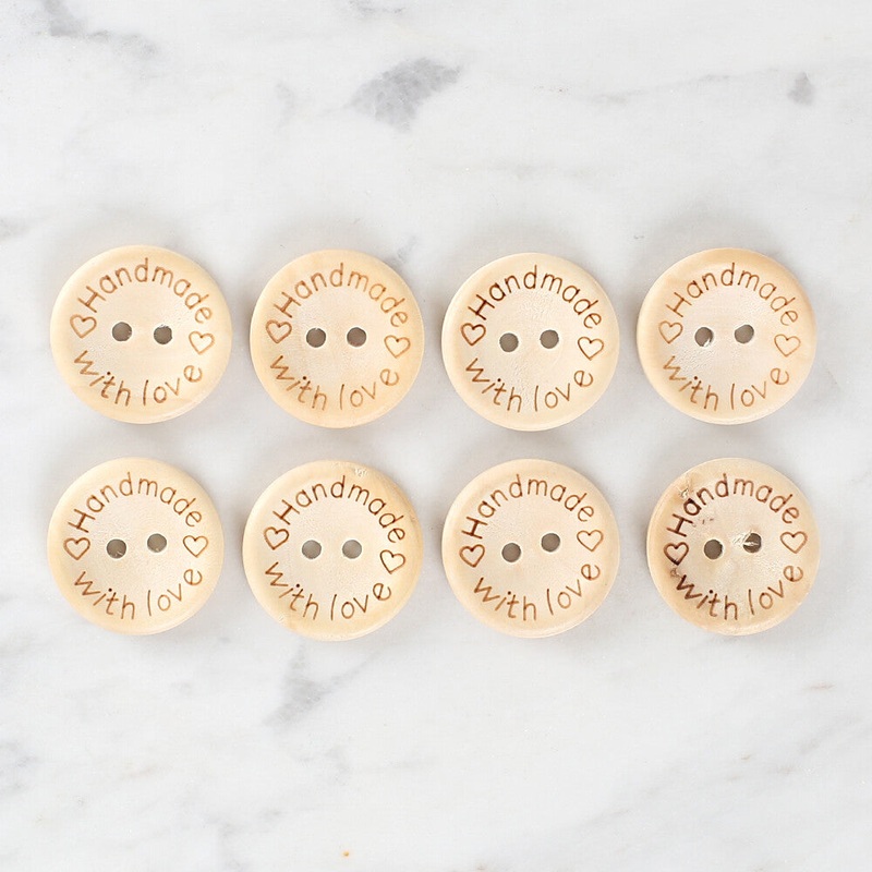 Loren Crafts 8 Pcs Handmade Button – 1615
