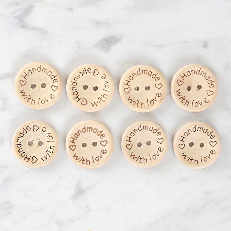 Loren Crafts 8 Pcs Handmade Button – 1616