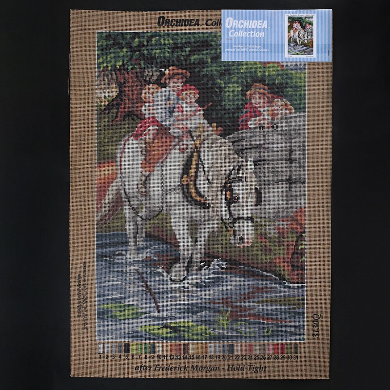 Orchidea 40×60 cm Frederick Morgan – Hold Tight Printed Gobelin 3130Q