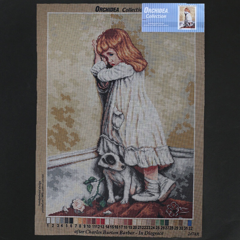 Orchidea 50×70 cm Charles Burton Barber – In Disgrace Printed Gobelin 2674R