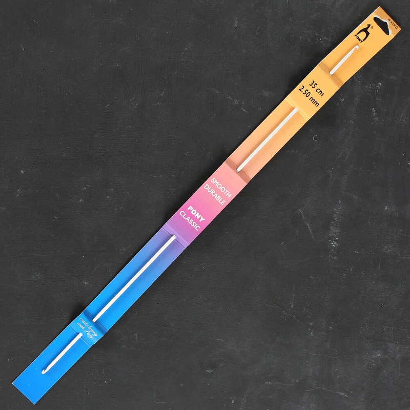 Pony Double-Ended 2.50mm 35 cm Tunisian Crochet Hook – 43903