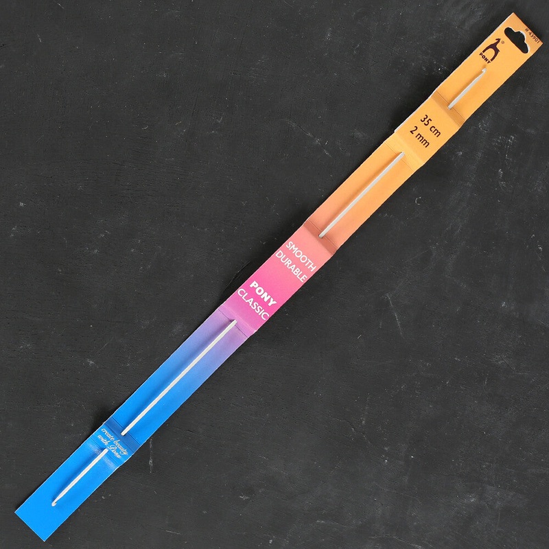 Pony Double-Ended 2mm 35 cm Tunisian Crochet Hook – 43901