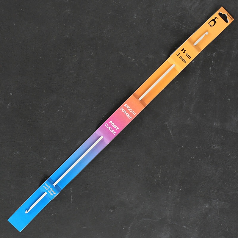 Pony Double-Ended 3mm 35 cm Tunisian Crochet Hook – 43905