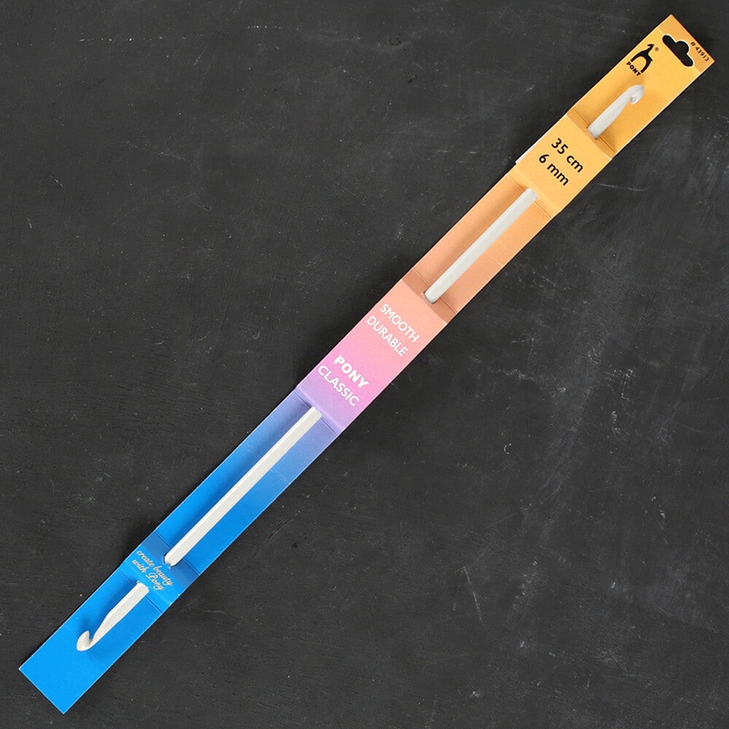 Pony Double-Ended 6mm 35 cm Tunisian Crochet Hook – 43913