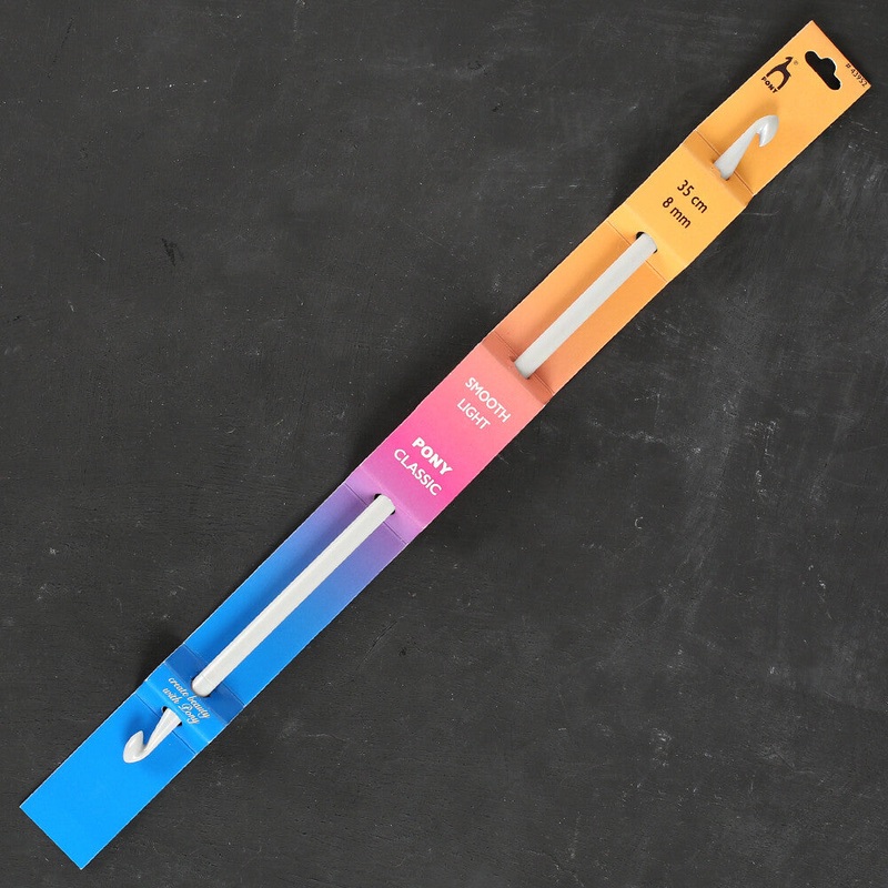 Pony Double-Ended 8mm 35 cm Tunisian Crochet Hook – 43952