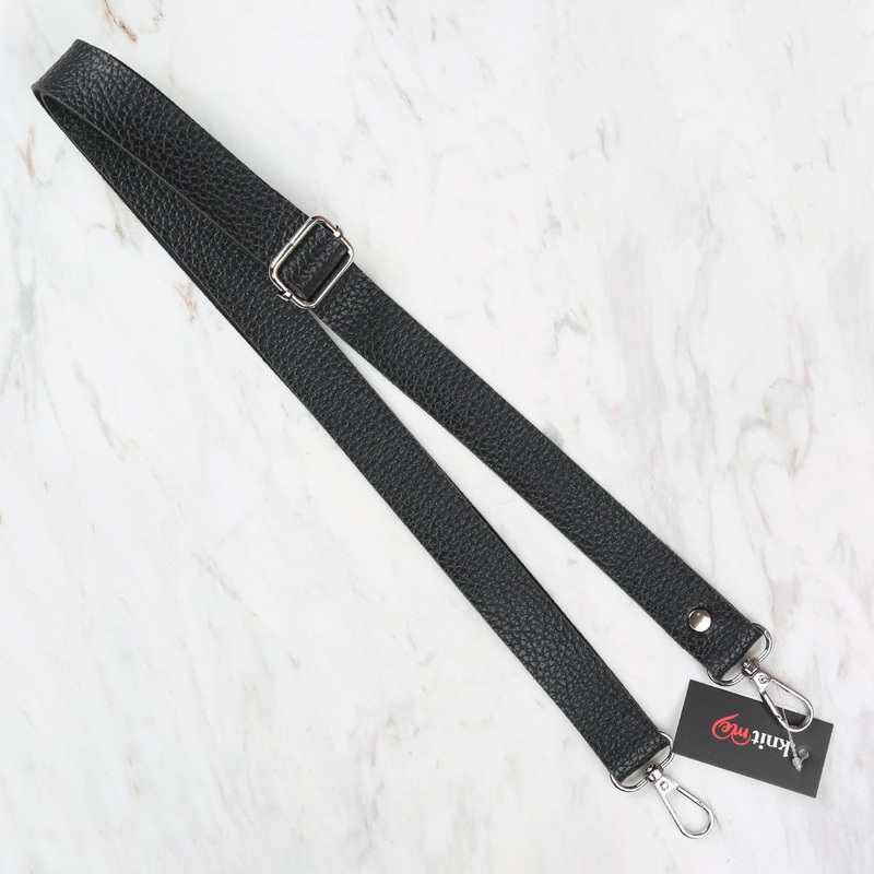 Knitme Sliding Buckle Bag Strap 130×2,5 cm Black BA-0003