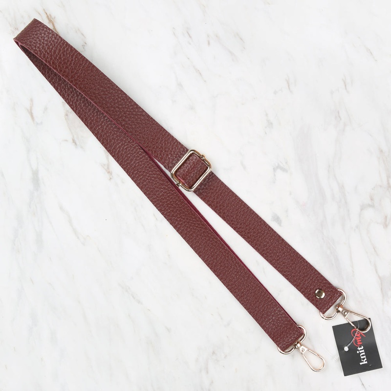 Knitme Sliding Buckle Bag Strap 130×2,5 cm Claret Red BA-0003