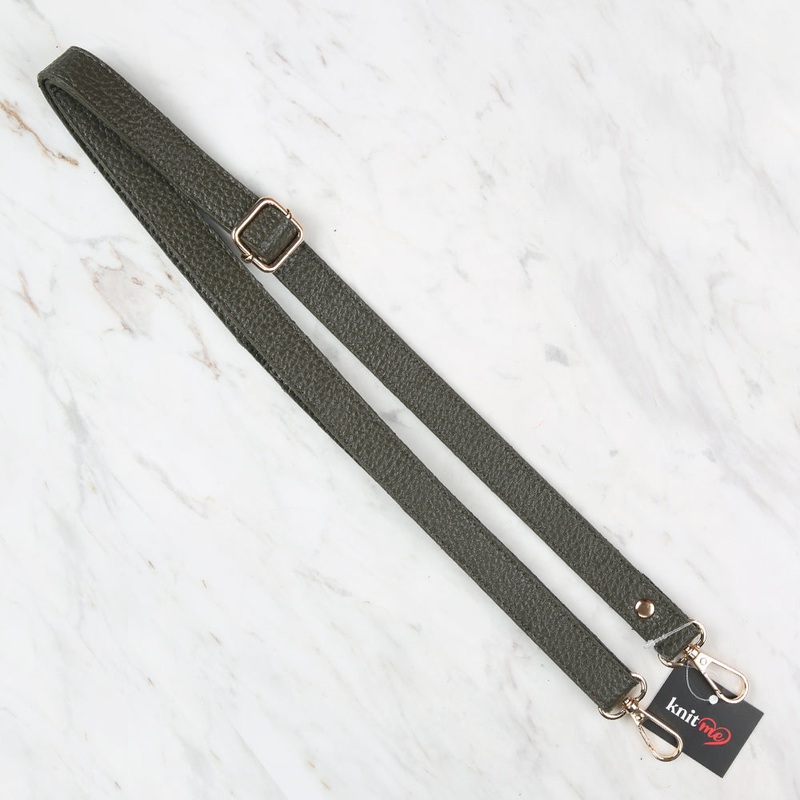 Knitme Sliding Buckle Bag Strap 130×2 cm Khaki BA-0072
