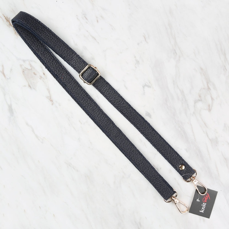 Knitme Sliding Buckle Bag Strap 130×2 cm Navy Blue BA-0072