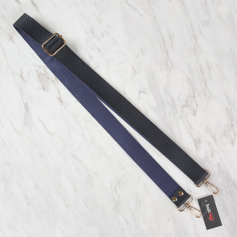 Knitme Sliding Buckle Bag Strap 130×3 cm Navy Blue BA-0004
