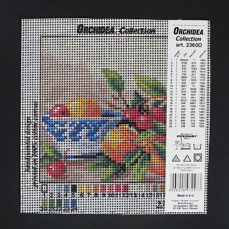 Orchidea 15×15 cm Printed Gobelin 2360D